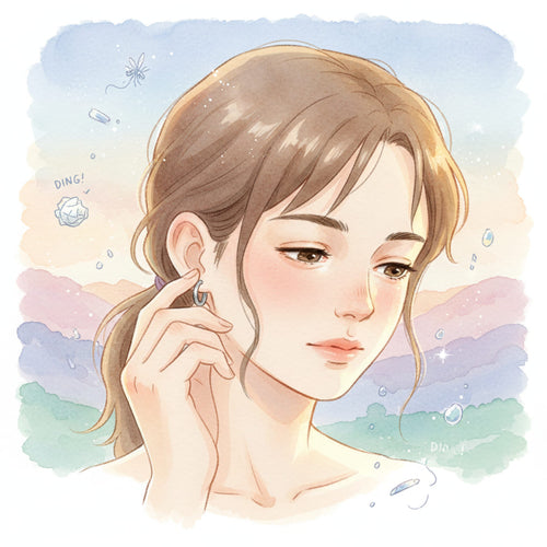 16gフープのチタンピアス|フィット感と閉じ方のコツ