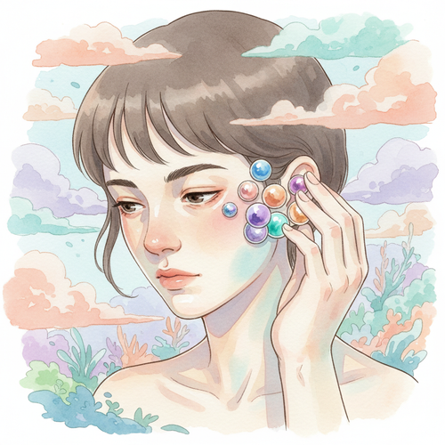 似合う色が見つかるチタンピアス|肌色別カラー診断