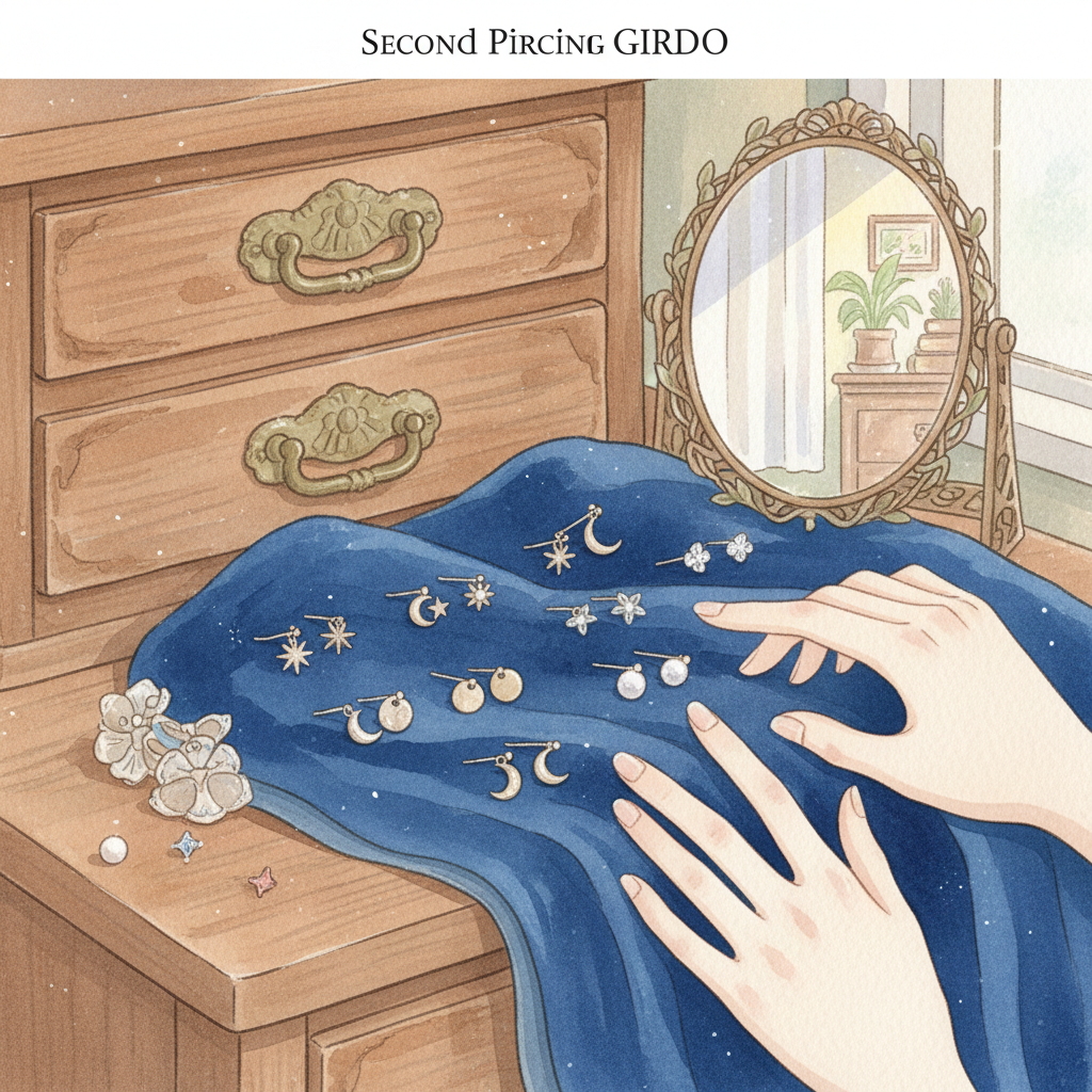 セカンドピアスは18Gの純チタンを。おすすめと選び方のコツ