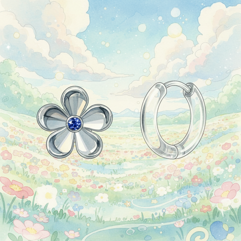 チタンと樹脂のピアス、結局どっちがいい？メリット・デメリットを比較