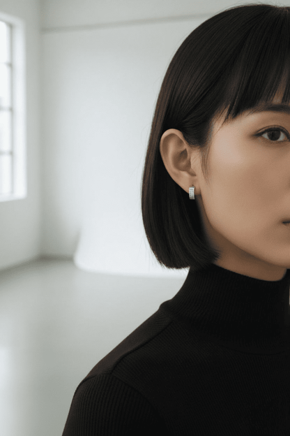 Glimmer Pave Huggie｜グリマー・パヴェ フープ